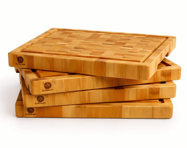 Frühstücksbrettchen Hirnholz 4er Set