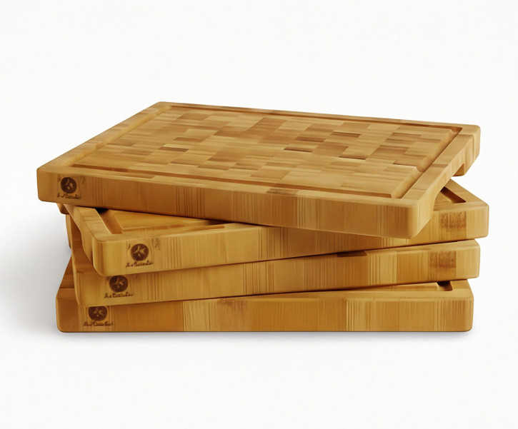 Frühstücksbrettchen Hirnholz 4er Set