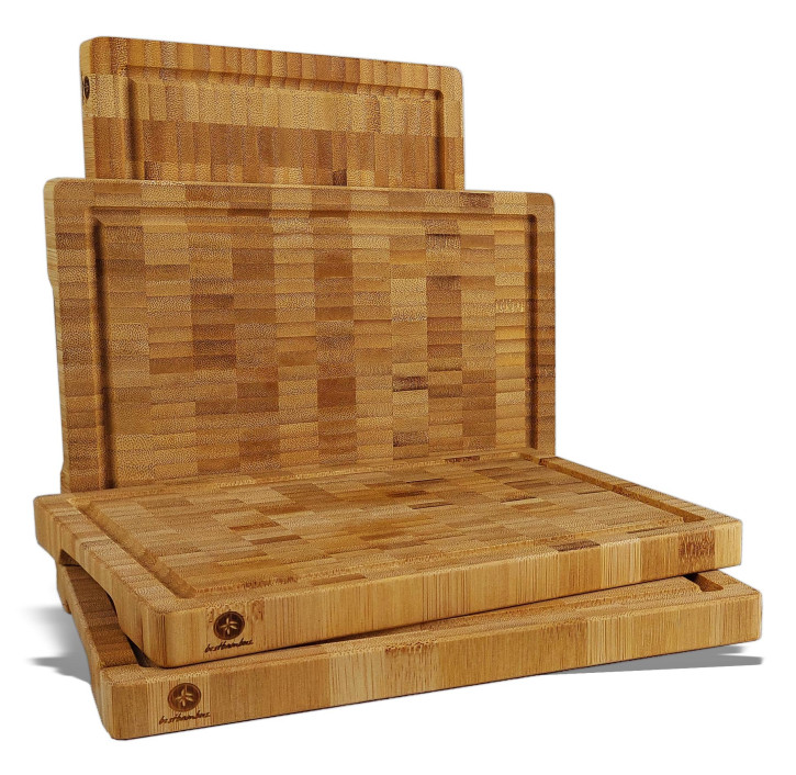 Frühstücksbrettchen Hirnholz 4er Set