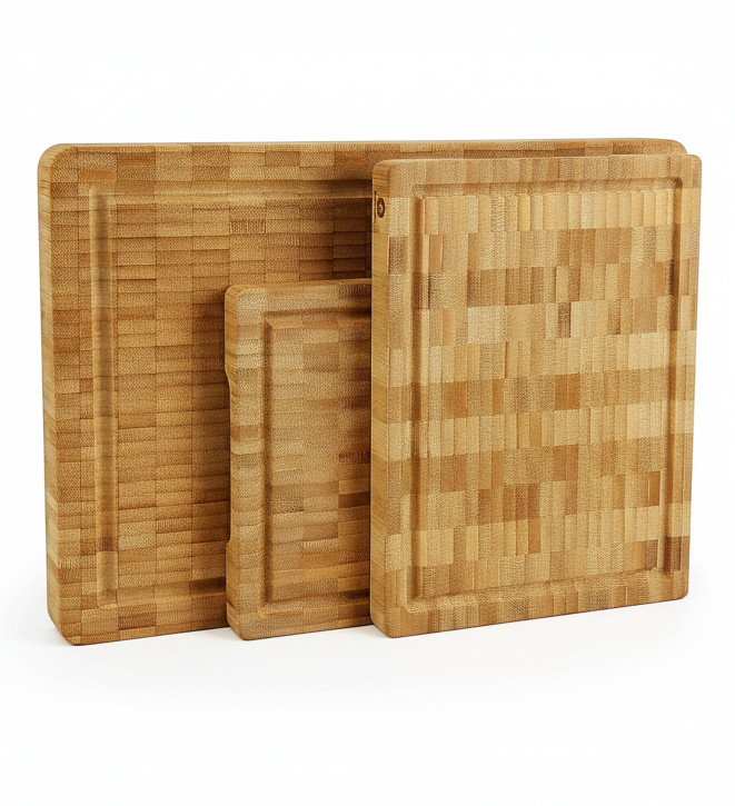 Frühstücksbretter Hirnholz 3er Set