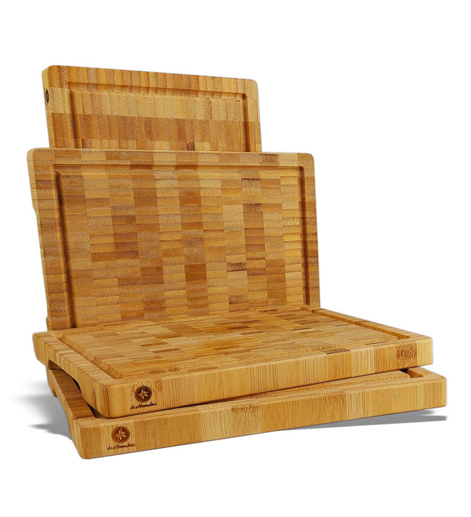 Frühstücksbrettchen Hirnholz 4er Set