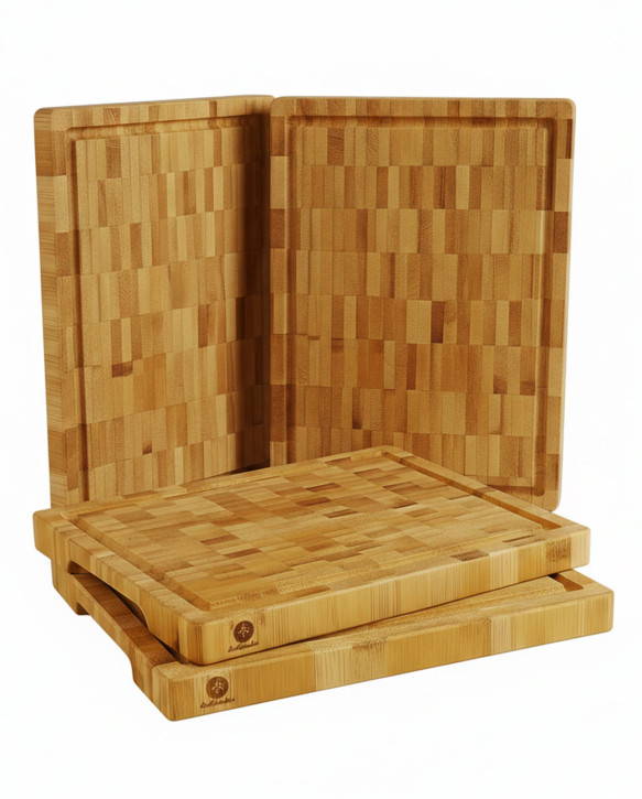 Frühstücksbrettchen Hirnholz 4er Set