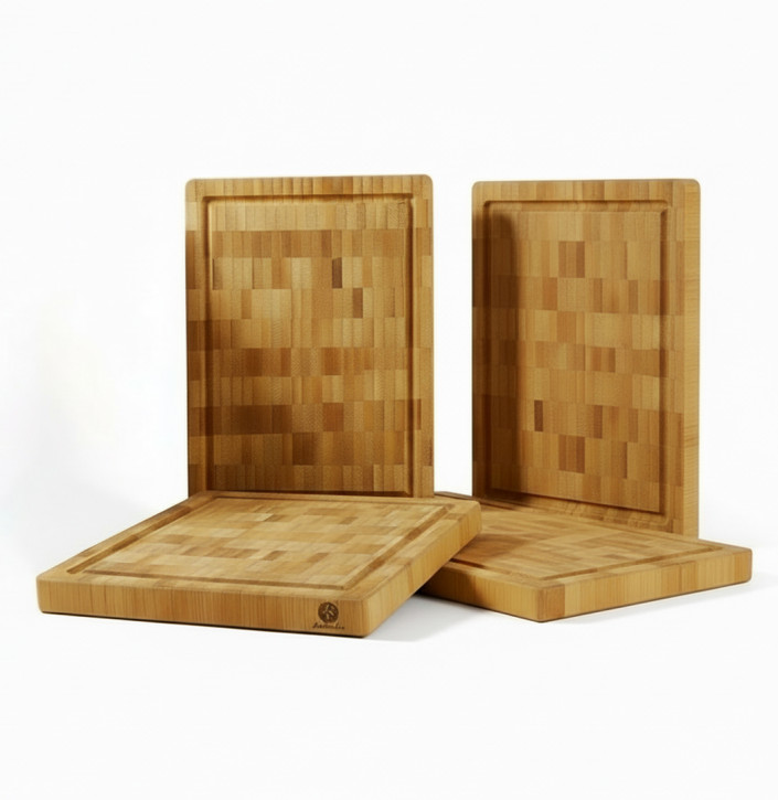 Frühstücksbrettchen Hirnholz 4er Set