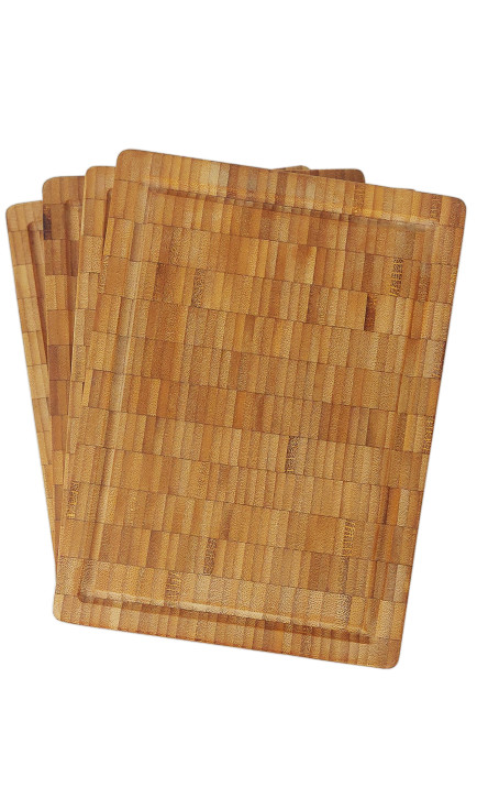 Frühstücksbrettchen Hirnholz 4er Set