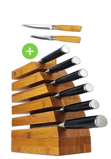 Chefblock M6 + Messer 2er Set