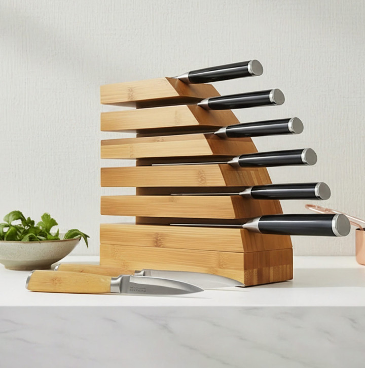 Chefblock M6 + Messer 2er Set