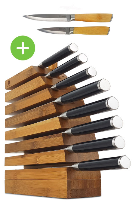 Chefblock M8 + Messer 2er Set