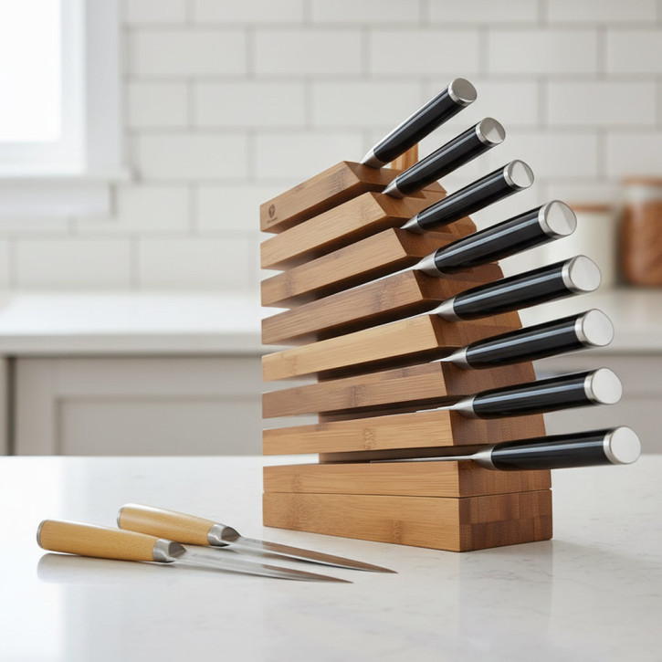 Chefblock M8 + Messer 2er Set