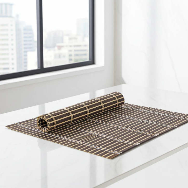 Solide Platzdeckchen 2er Set Nature Design