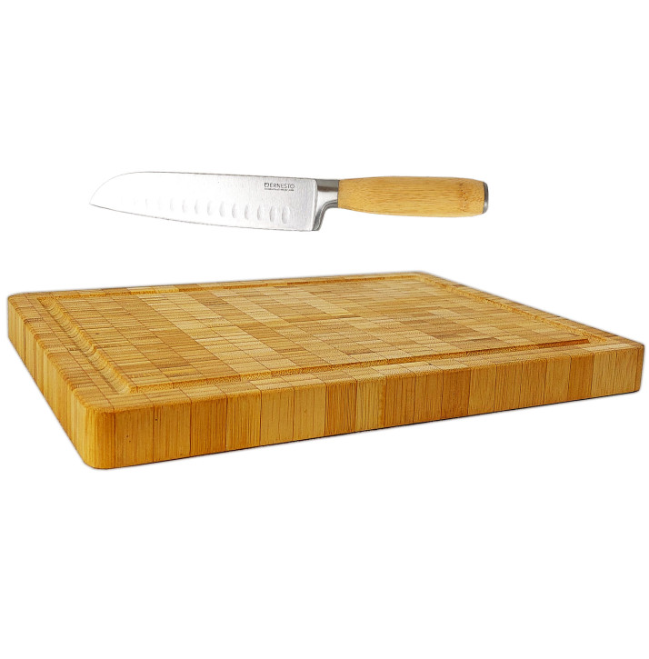 Santoku + Hirnholzbrett