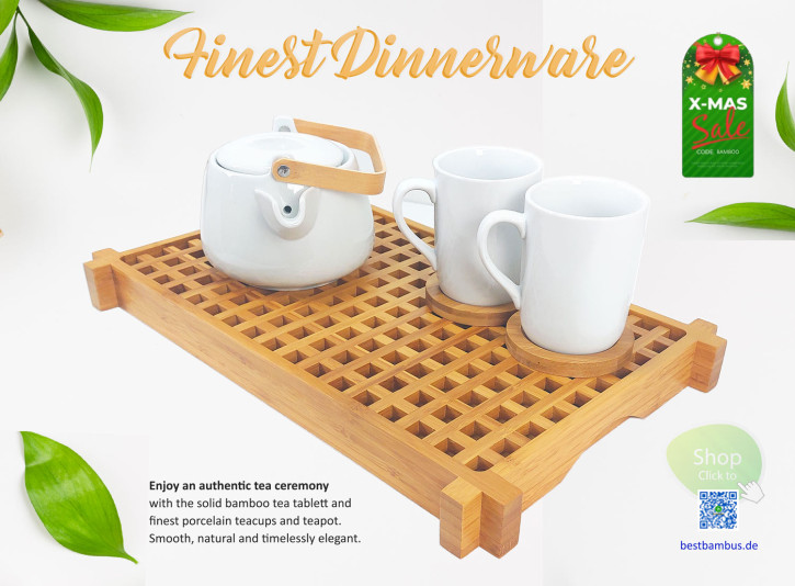 Teeservice Geschirr 4er Set