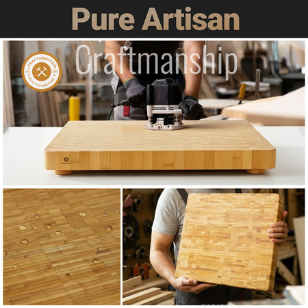 Handwerker Bambus-Verarbeitung