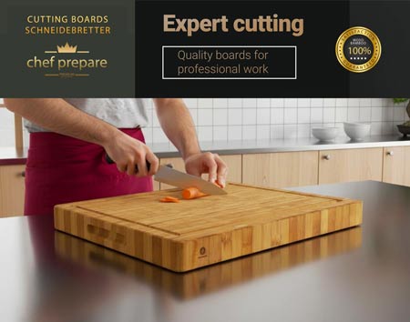Experten Stirnholz Schneidebrett für die Küche