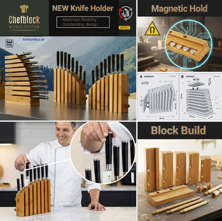 ► TOP magnetische Messerblöcke zur Auswahl