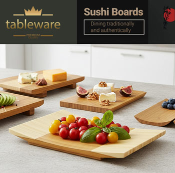 Servierbrettchen Bambusholz