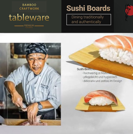 Servierbrettchen Sushi