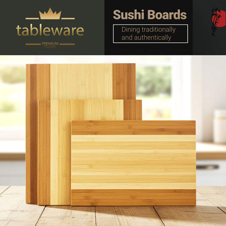 Servierbrettchen Edelholz Sortiment