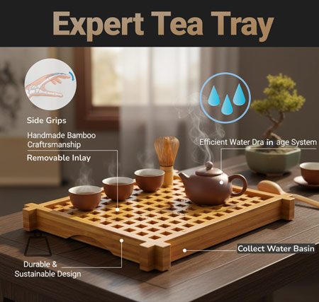 Teetablett für die chinesische Zeremonie