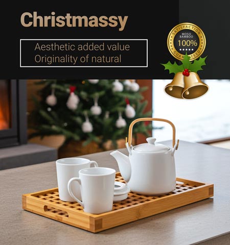 Tetablett Service im Set