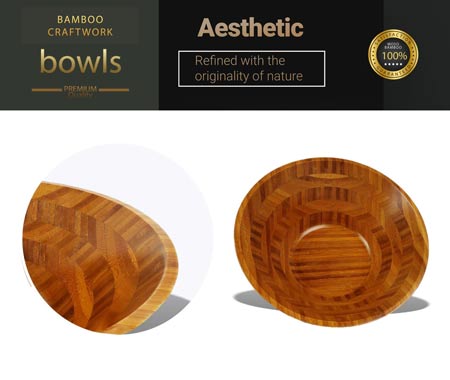 Onlineangebot: Designschale mit Mosaikmuster