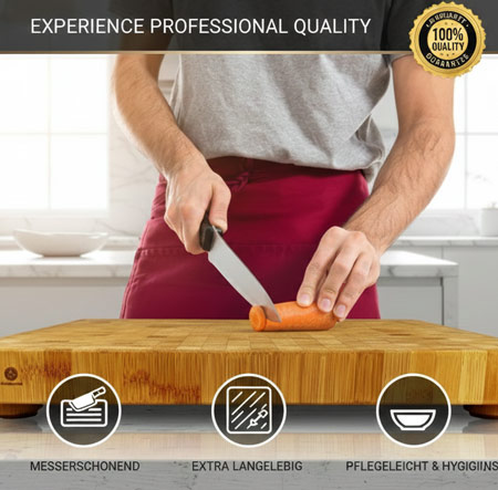 die richtige Unterlage für Japanische Kochmesser