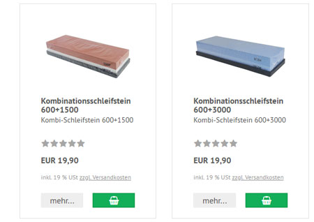 Schleifsteine Wassersteine