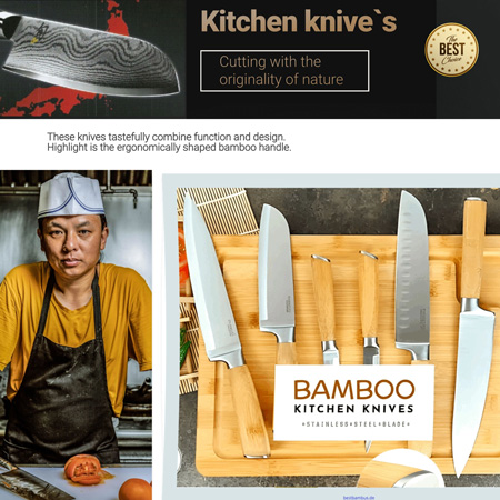 Küchenmesser Serien Warensortiment