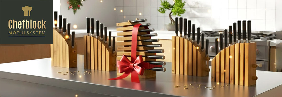 Große Messerblock Kollektion