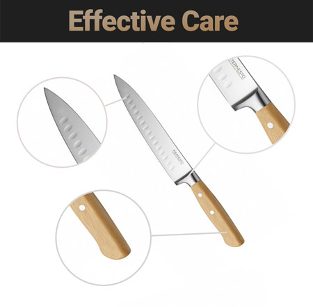 Kochmesser abgewaschen