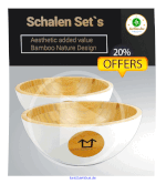 White Line Design Schale
