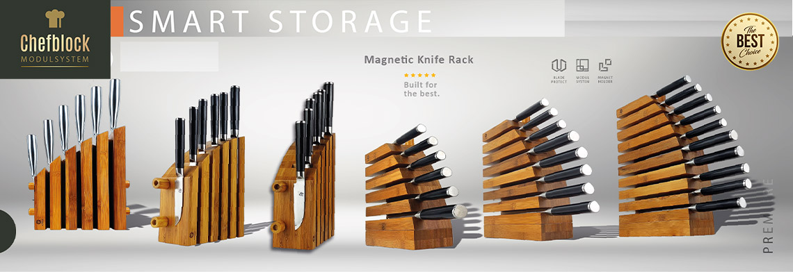 ► Magnetische Messerhalter