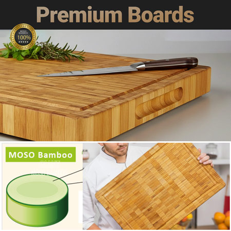 Koch mit Schneidebrett