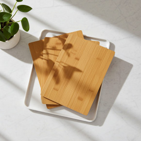 Frühstücksbrettchen Nature 4er Set