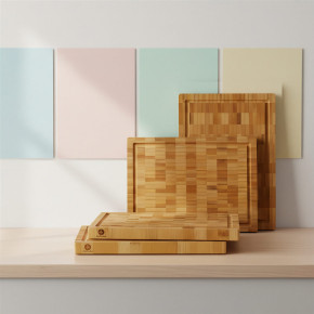 Frühstücksbrettchen Hirnholz 4er Set