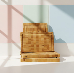 Frühstücksbrettchen Hirnholz 4er Set