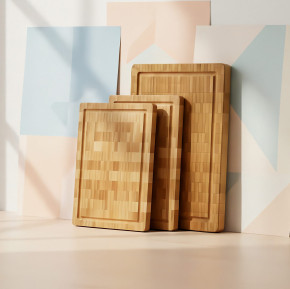 Frühstücksbrettchen Hirnholz 4er Set