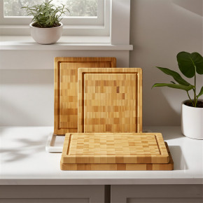 Frühstücksbrettchen Hirnholz 4er Set