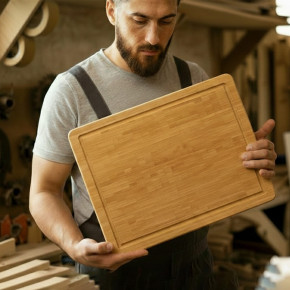 Hirnholz Schneideblock Deluxe L