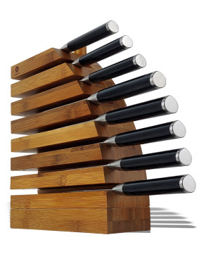 Chef Messerblock + Kochmesser Set