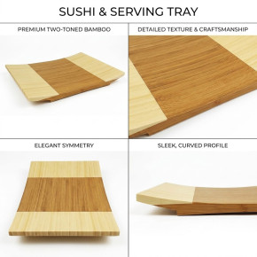 Sushi Tablett 3er Set