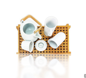 Teeservice Geschirr 4er Set