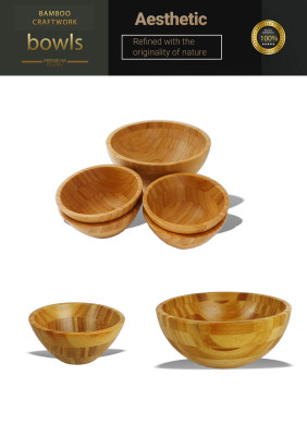 Schalen Hirnholz 5er Set