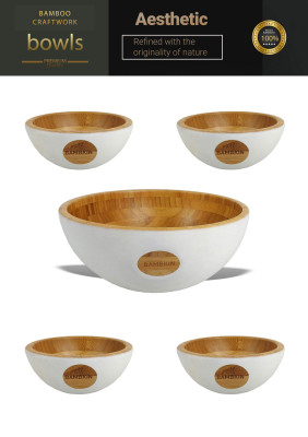 Schalen White 5er Set