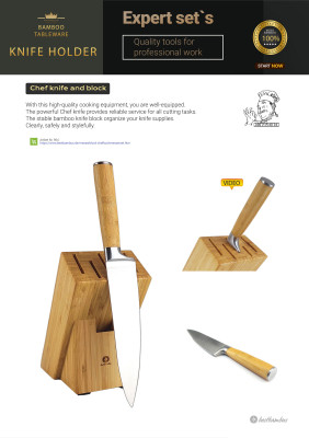 Messerblock + Chefkochmesser